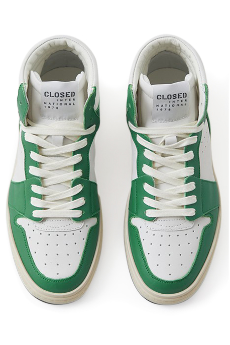 SNEAKER HIGH SHOES GREEN PATINA 3
