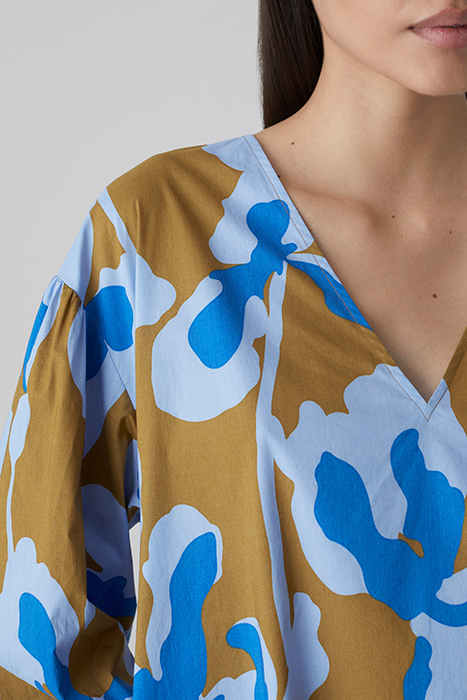 PUFF SLEEVE DRESSES OCEANIC BLUE 6