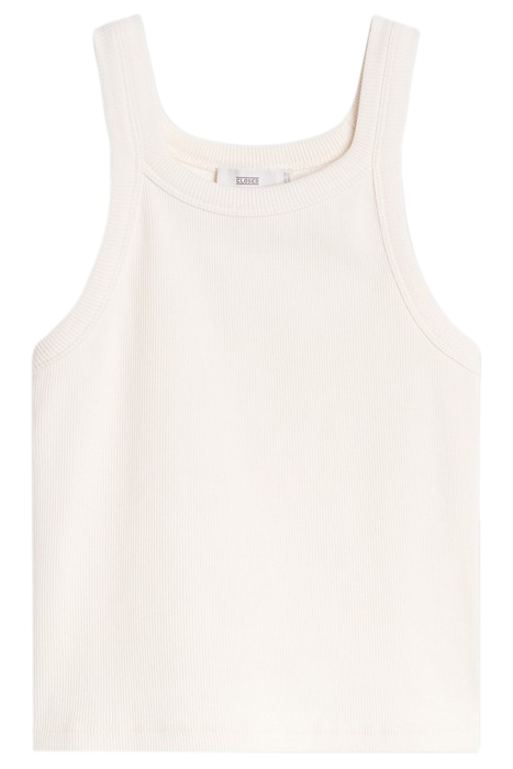 CROPPED TANK TOP T-SHIRTS ECRU 4
