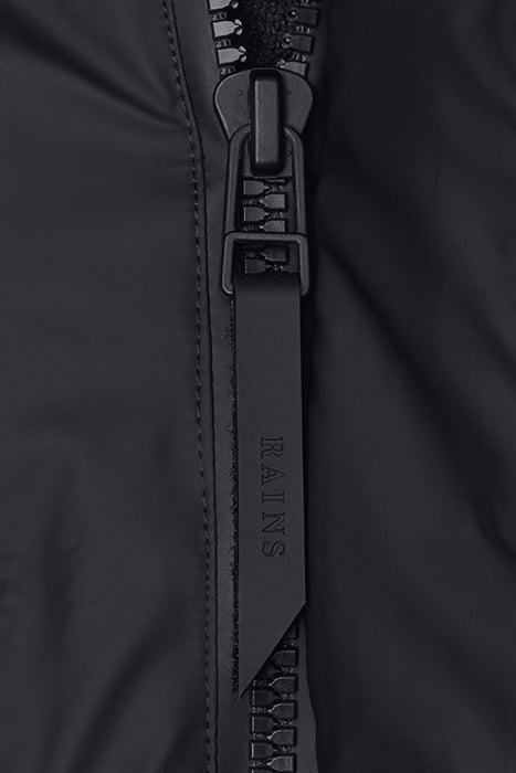 UNISEX HOODED PUFFER COAT BLACK 10