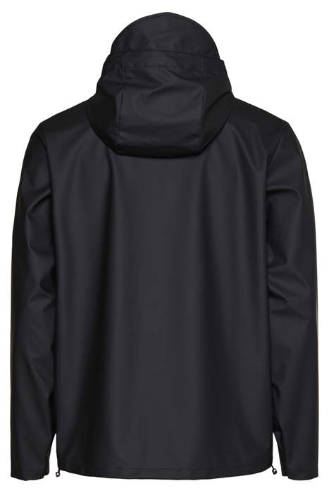 UNISEX SHORT HOODED COAT BLACK 6