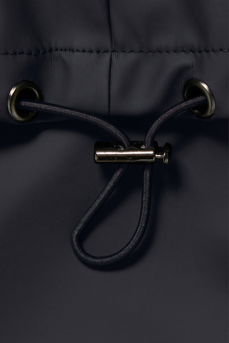 UNISEX SHORT HOODED COAT BLACK 10