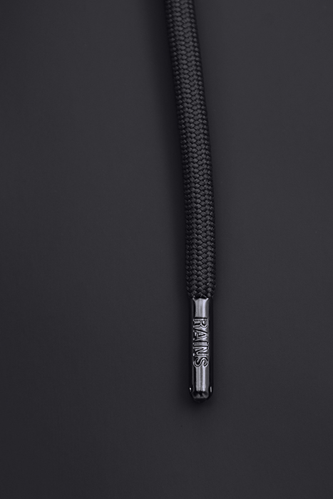 UNISEX SHORT HOODED COAT BLACK 9