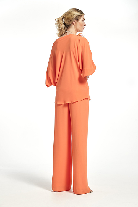 CHIFFON WIFI TROUSERS ORANGE 2