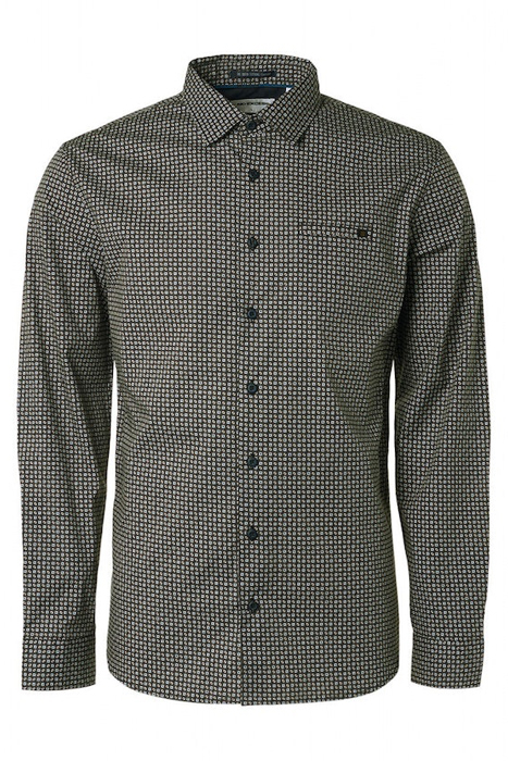SHIRT STRETCH ALLOVER PRINTED NIGHT 4