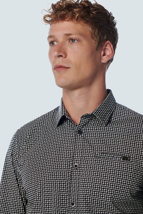 SHIRT STRETCH ALLOVER PRINTED NIGHT 6