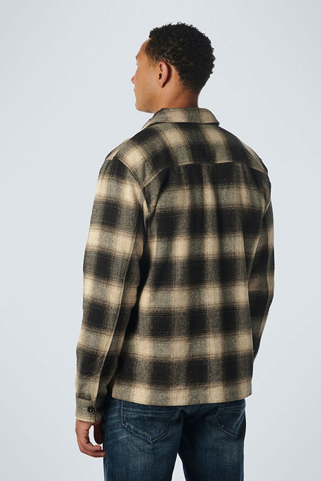 OVERSHIRT BUTTON CLOSURE CHECK STONE 2