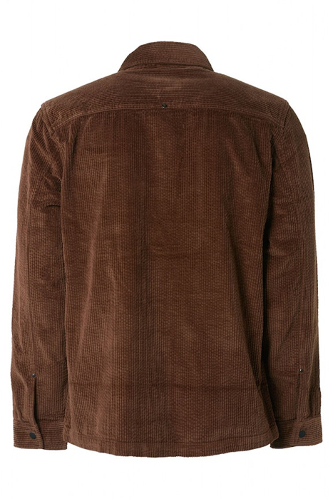 OVERSHIRT BUTTON CLOSURE CORDUROY BROWN 5