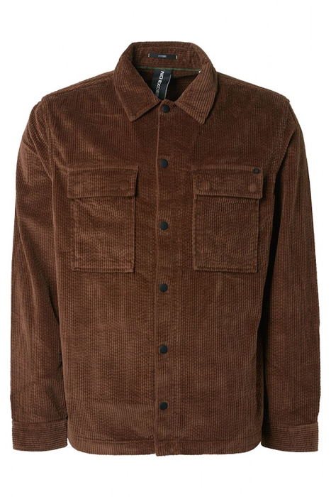 OVERSHIRT BUTTON CLOSURE CORDUROY BROWN 4