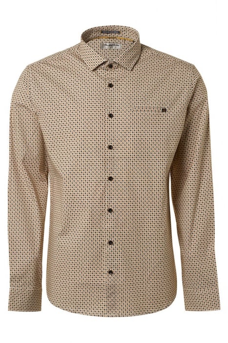 SHIRT STRETCH ALLOVER PRINTED OFFWHITE 4