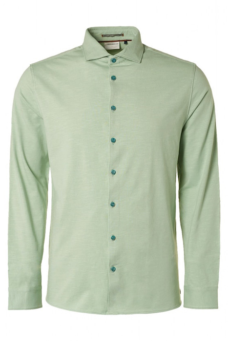 SHIRT JERSEY STRETCH SOLID LIGHT SEAGREEN 4