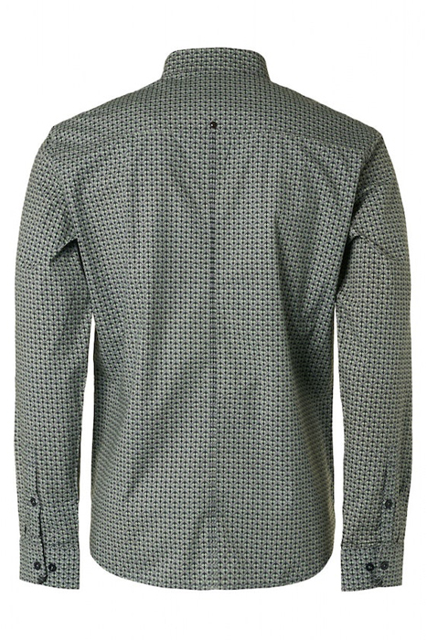 SHIRT STRETCH ALLOVER PRINTED LIGHT SEAGREEN 5