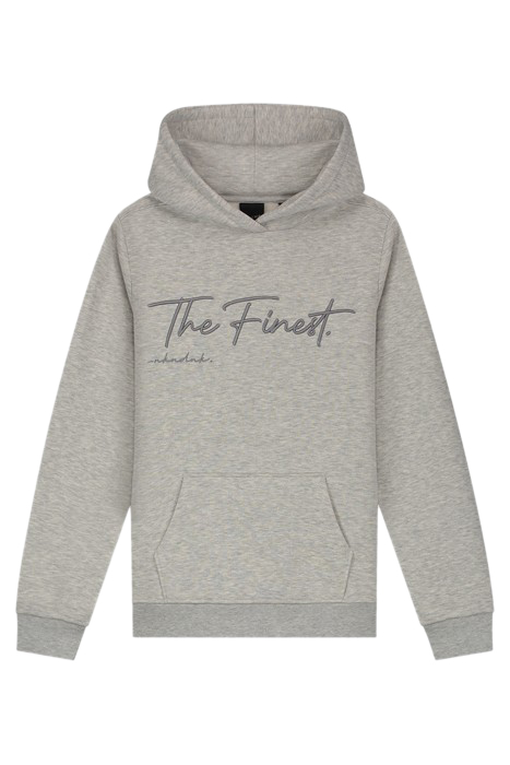 FINEST HOODIE GREY MELANGE 1