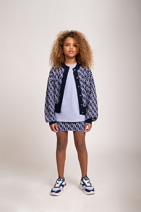 TWIGGY CARDIGAN VIOLET 1