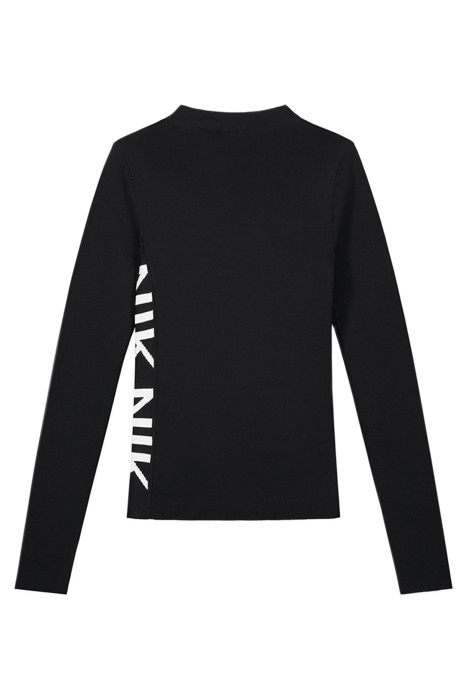 TORI LS CUTOUT TOP BLACK 3