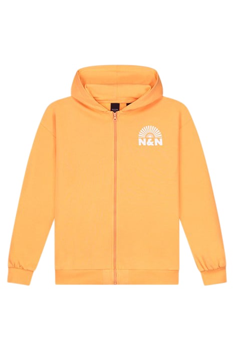 SUNSET ZIP HOODIE APRICOT 3