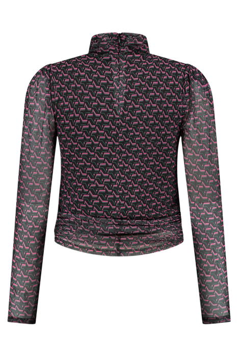 VALLY TOP BLACK/RASPBERRY ROSE 3