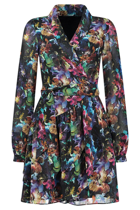 VINCE FLOWER DRESS EXTRA NAVY 2