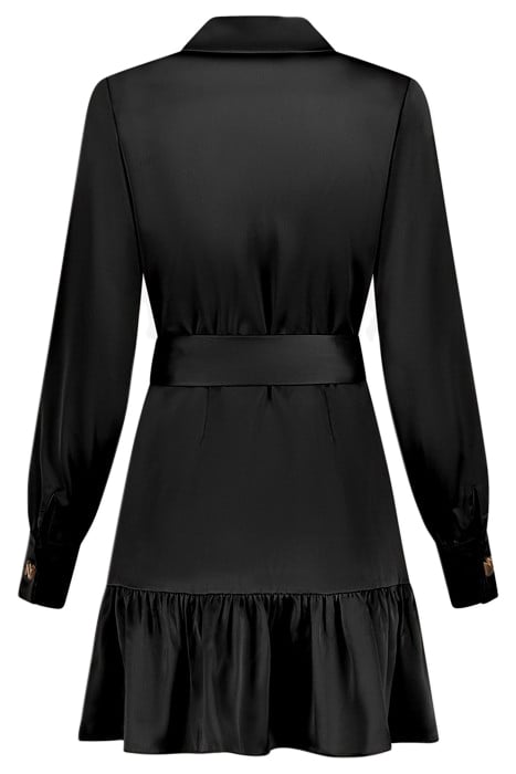 VIVIEN SATIN DRESS BLACK 3