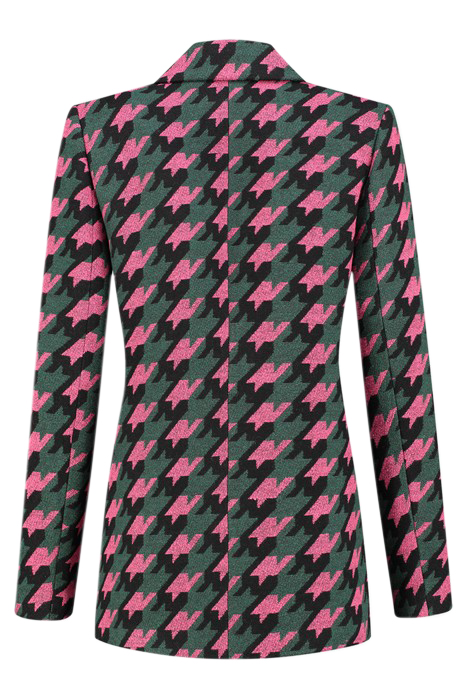 HEATHER BLAZER BLACK/RASPBERRY ROSE 3