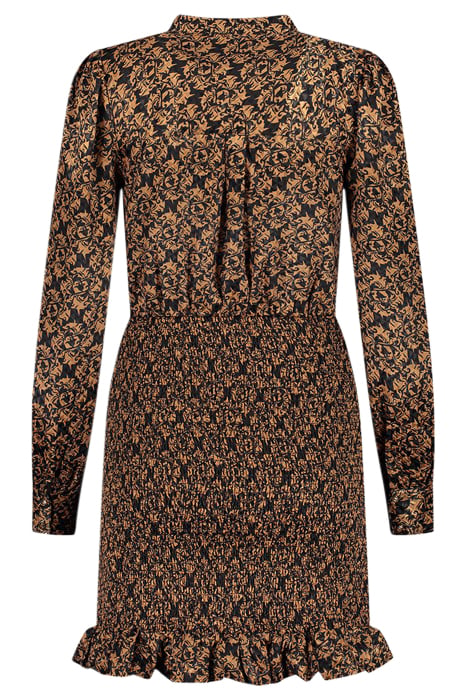 VEERLE DRESS AUTUMN BROWN 3