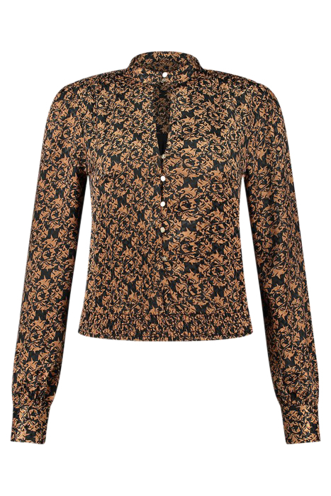 VEERLE BLOUSE AUTUMN BROWN 2