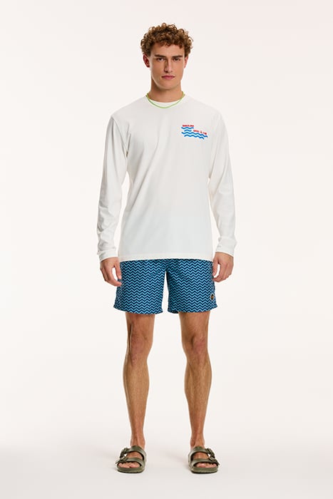 MEN BARCELONA SOCIAL CLUB LONGSLEEVE JET STREAM WHITE 3