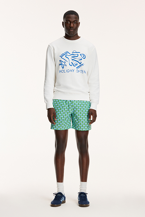 MEN HOLIDAY OFTEN SWEATER JET STREAM WHITE 3