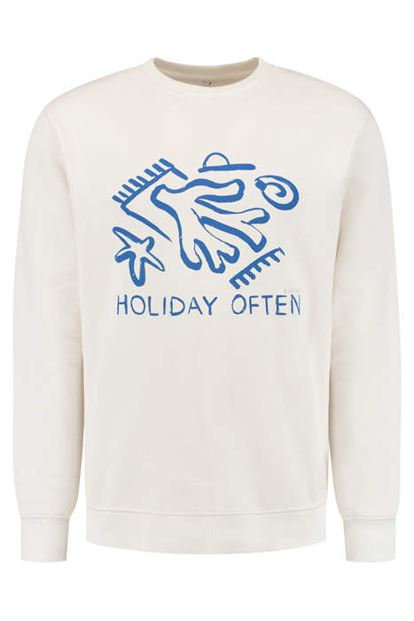 MEN HOLIDAY OFTEN SWEATER JET STREAM WHITE 4