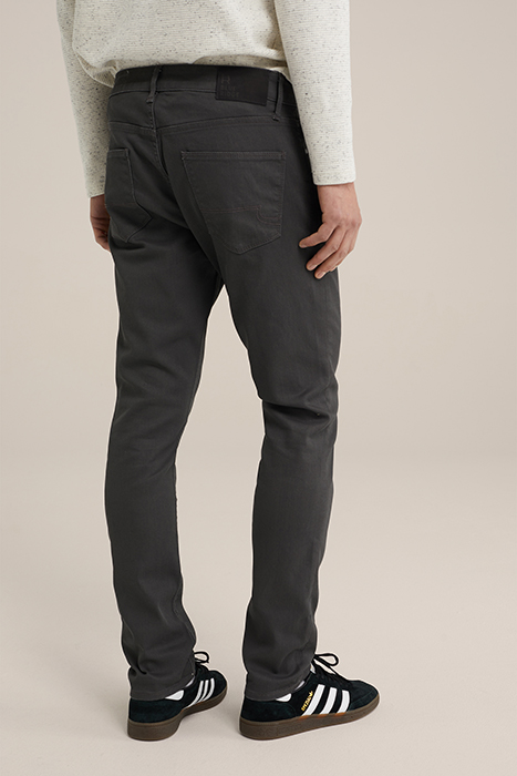 5POCKET MID WAIST DARK GREY 2