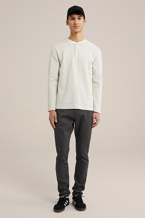 5POCKET MID WAIST DARK GREY 3