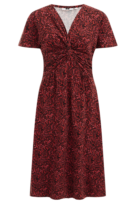 DRESS MID LENGTH BROWN 3