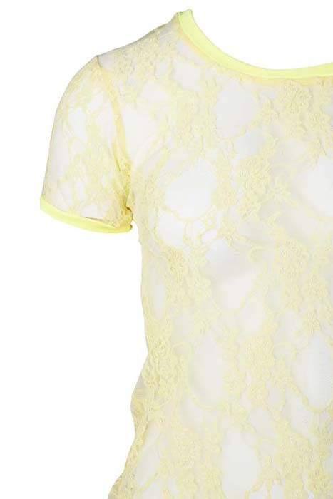 LACE TOP YELLOW YELLOW 2