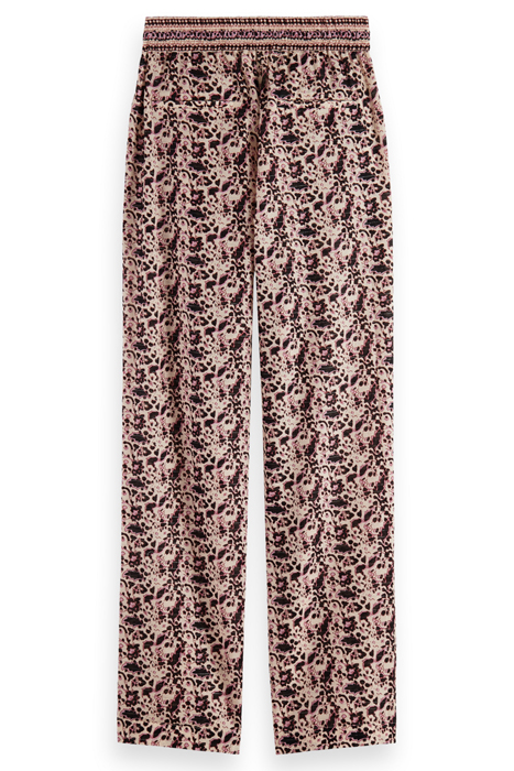 BLOCK PRINT BEACH PANT BLOCK FLORAL 2