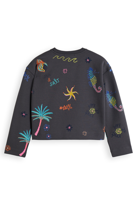 BOXY FIT EMBROIDERED SWEATSHIRT ANTRA 5