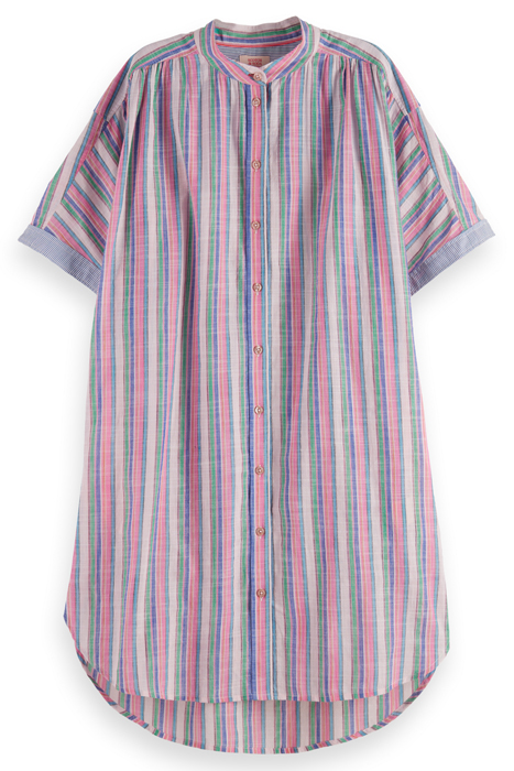 STRIPED OVERSIZED BEACH SHIRT DRESS BEACH STRIPE 3