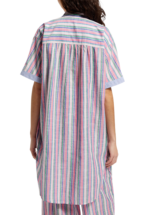 STRIPED OVERSIZED BEACH SHIRT DRESS BEACH STRIPE 2