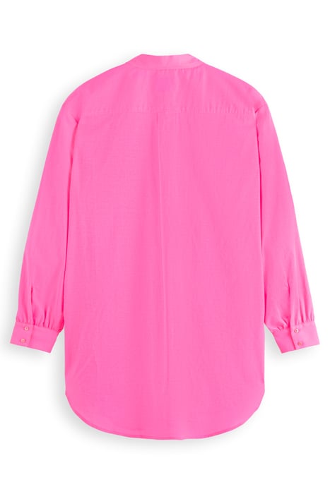 EXTRA OVERSIZED SHIRT FLUO PINK 2
