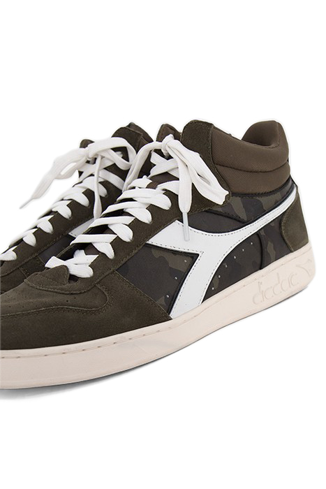 UNISEX KHAKI & CAMOUFLAGE LEATHER IKKS X DIADORA TRAINERS 6