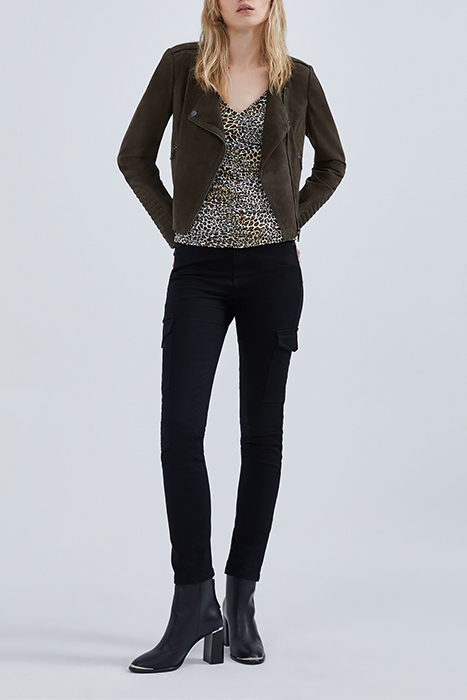 BLACK COMBAT SCULPT-UP SLIM JEANS 3