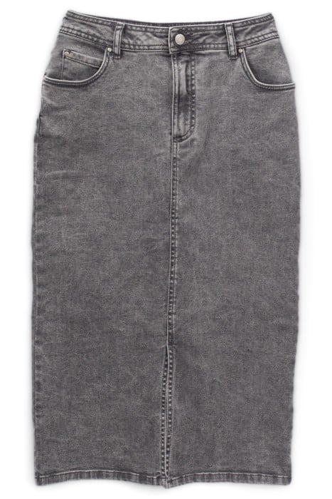 GREY DENIM PENCIL SKIRT 4
