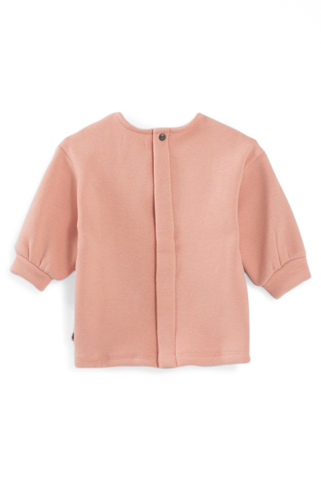 BABY GIRLS’ PINK SWEATSHIRT-DRESS AND GREY LEGGINGS OUTFIT 2