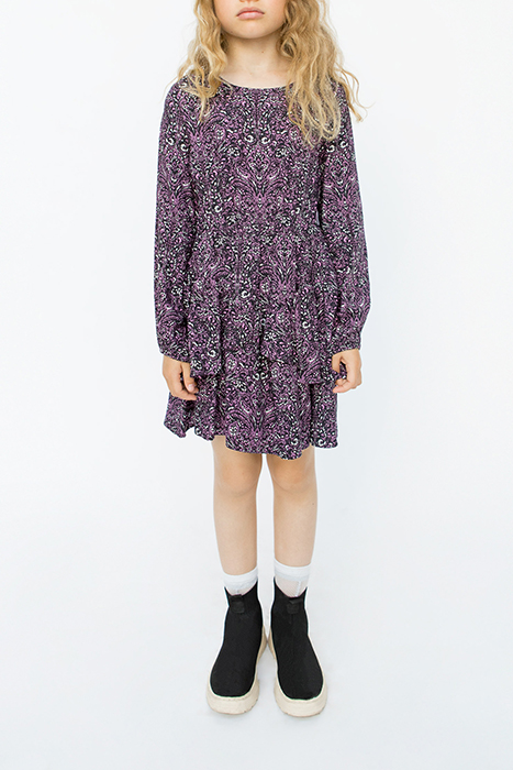 GIRLS’ PINK PAISLEY PRINT LENZING™ ECOVERO™ DRESS 2