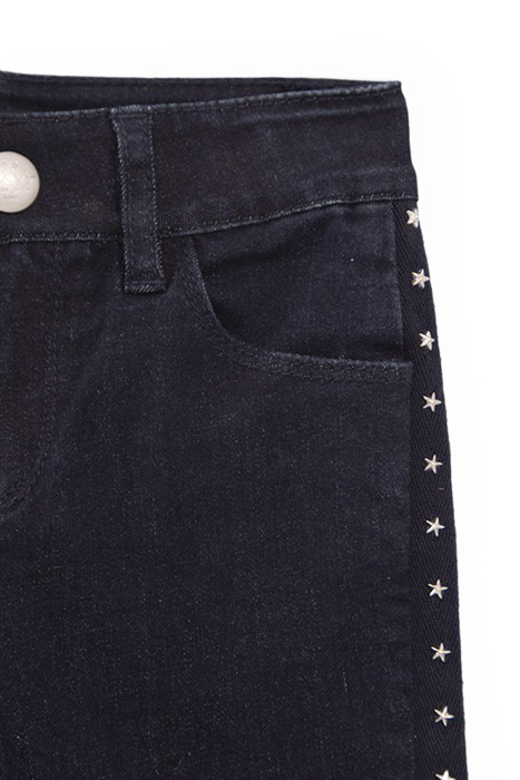 GIRLS’ RAW WATERLESS SKINNY JEANS WITH STUDDED STARS 3