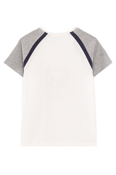GIRLS’ OFF-WHITE EMBROIDERED CAT ORGANIC COTTON T-SHIRT 2