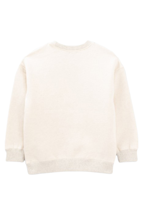 BOYS’ ECRU SWEATSHIRT WITH TRAINER-SKELETON XL EMBROIDERY 2