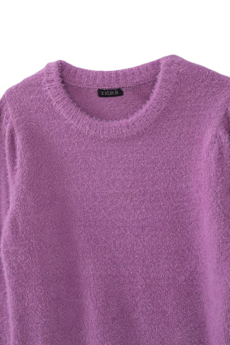 GIRLS’ DARK PINK KNIT SWEATER DRESS 3