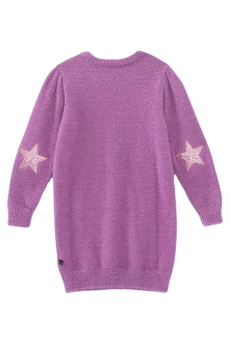 GIRLS’ DARK PINK KNIT SWEATER DRESS 2