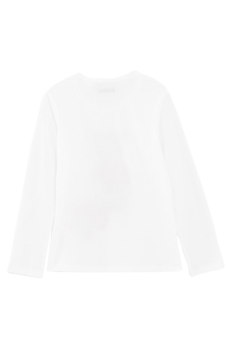 GIRLS’ OFF-WHITE LION-CHEERLEADER IMAGE T-SHIRT 2