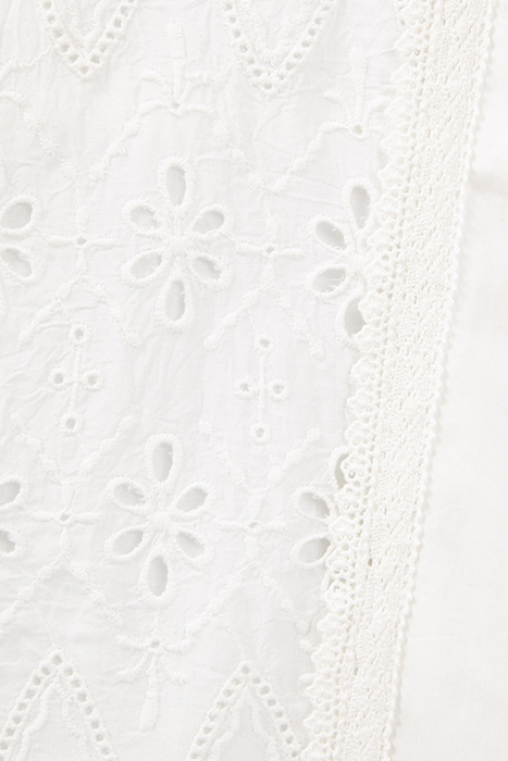 GIRLS’ OFF-WHITE BLOUSE WITH LACE DICKEY 7